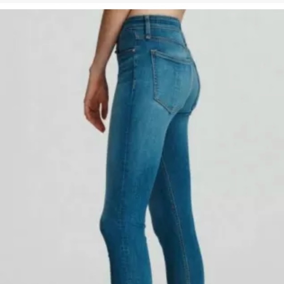 Rag & Bone Cate Mid rise skinny Frayed hem 26 - Picture 2 of 9
